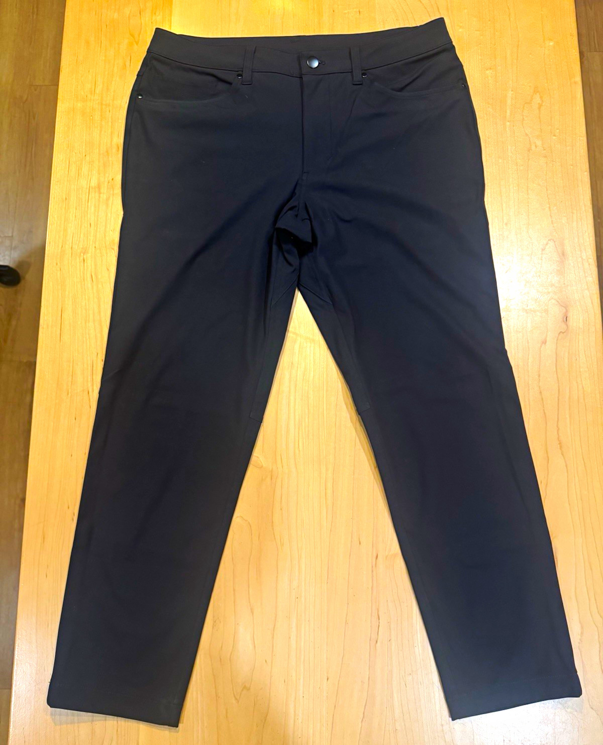 Lululemon Mens ABC slim fit trouser pants BLACK size 32” waist x 27” inseam