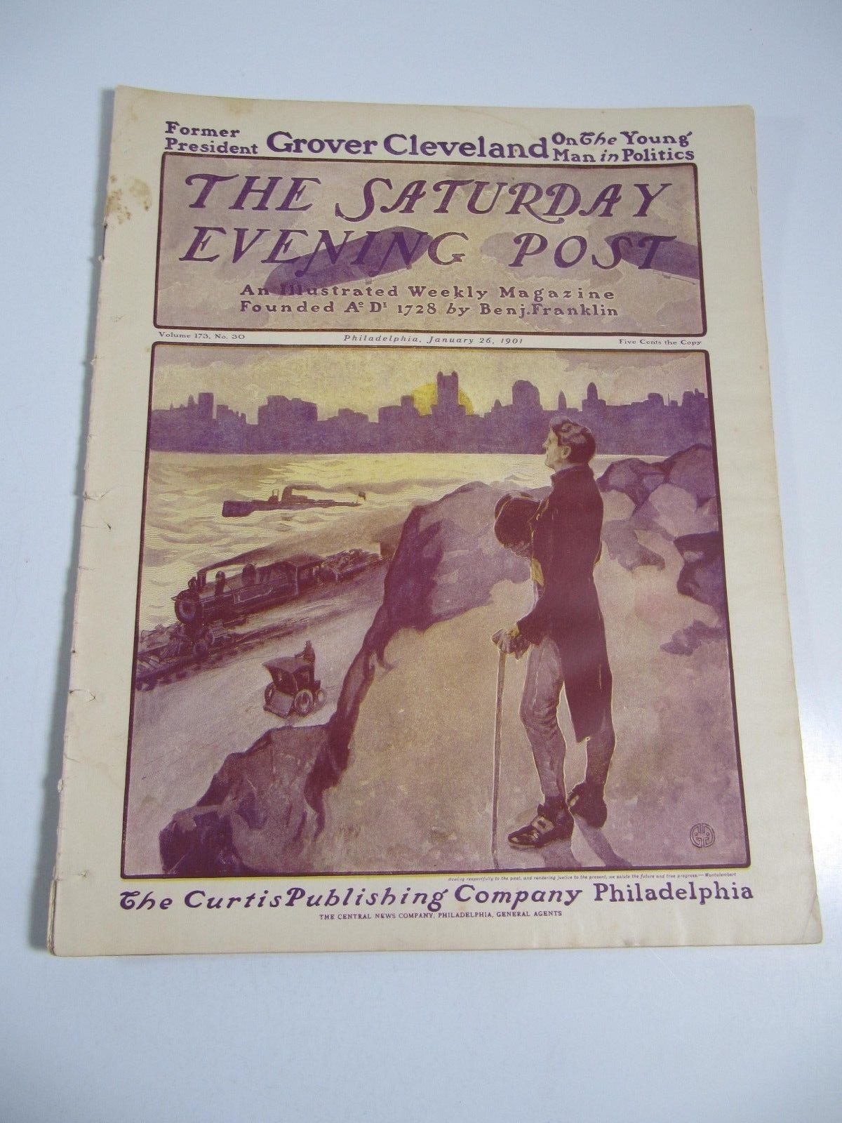 The Saturday Evening Post Magazine- January 26, 1901- Grover Cleveland