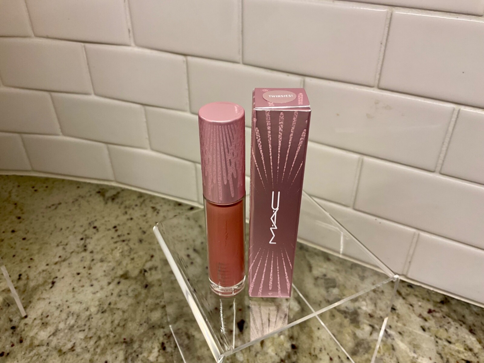 MAC 2020 Frosted Fireworks Holiday Collection Lipstick and Lipglass