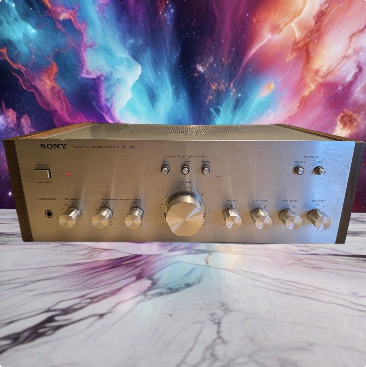 Vintage Audio Silver Sony TA-F3A Integrated Stereo Amplifier Fresh Service🎶🔥