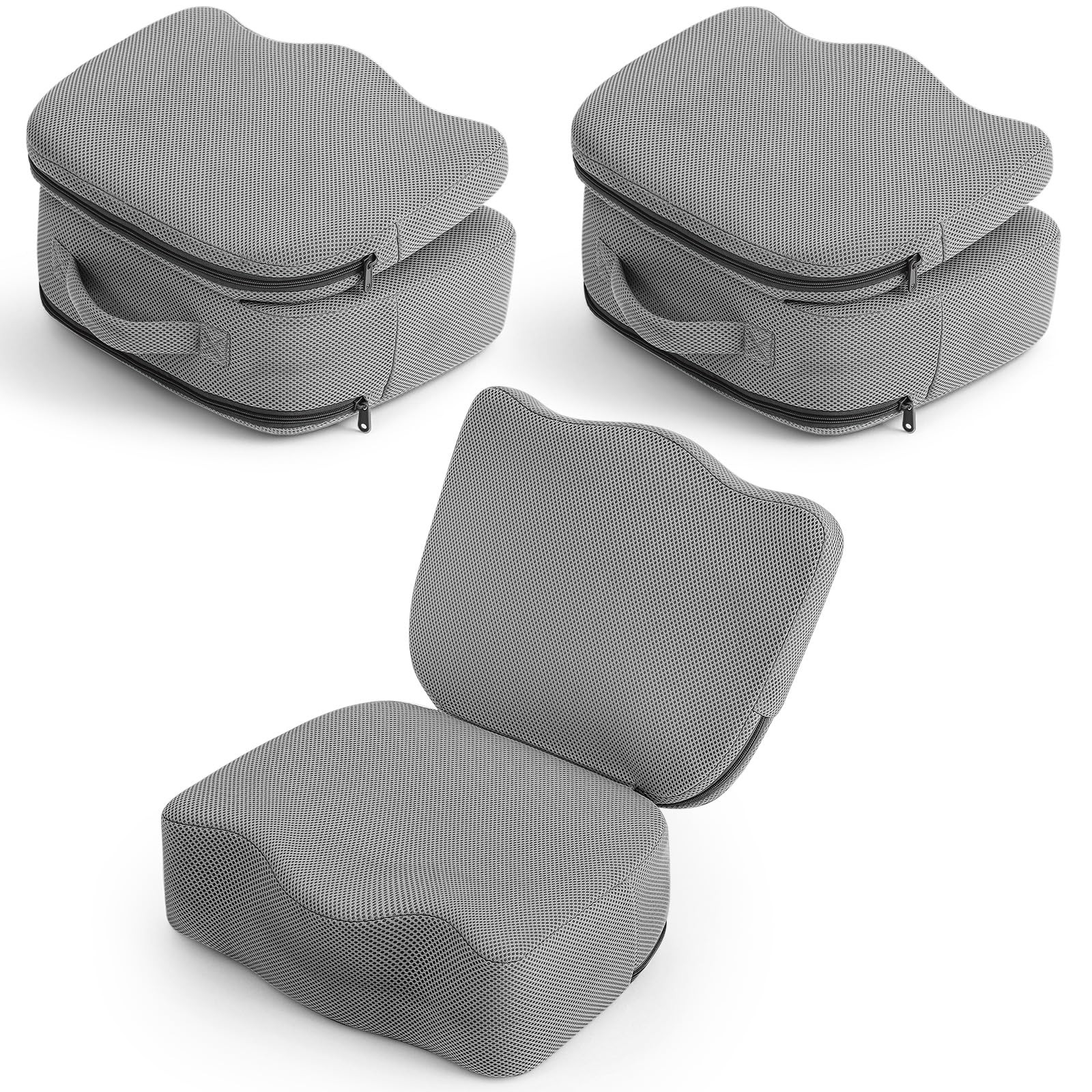 Yerliker 2 Pcs Hot Tub Booster Seat Foldable Adjustable 2 Heights 6.3\