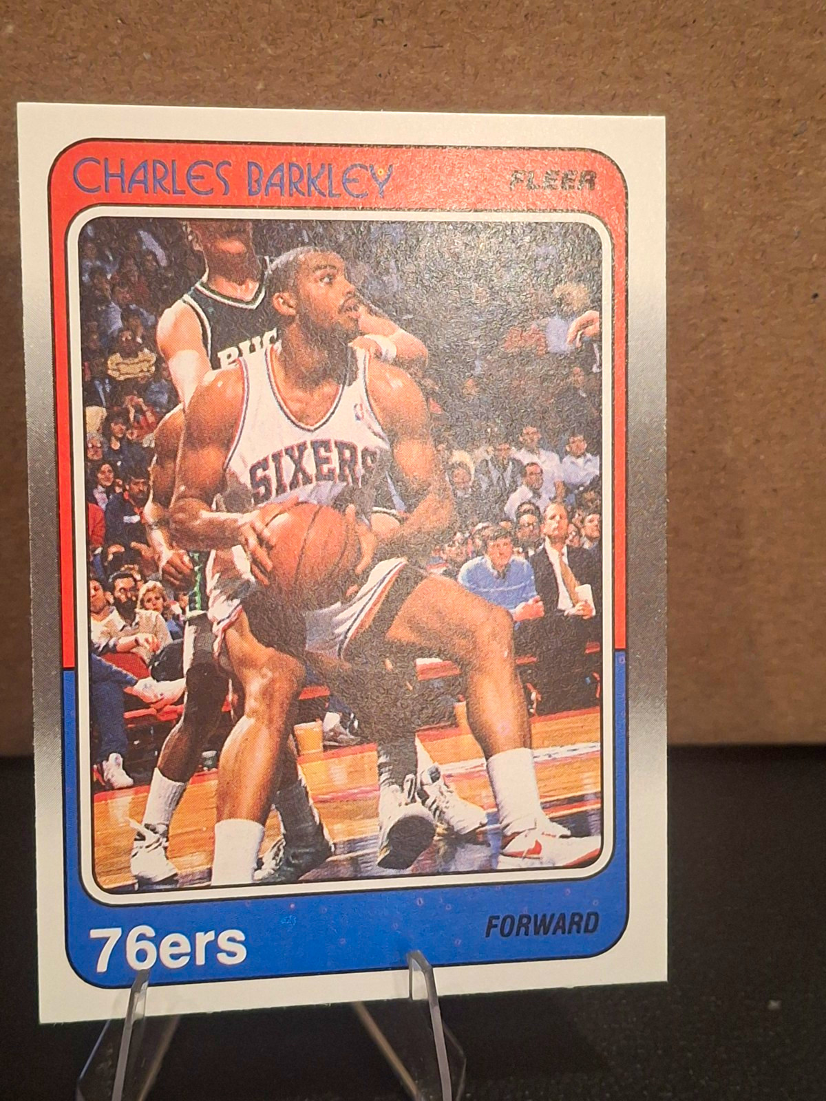 Fleer 1988-89 Charles Barkley #85 Base Set Philadelphia 76ers HOF 