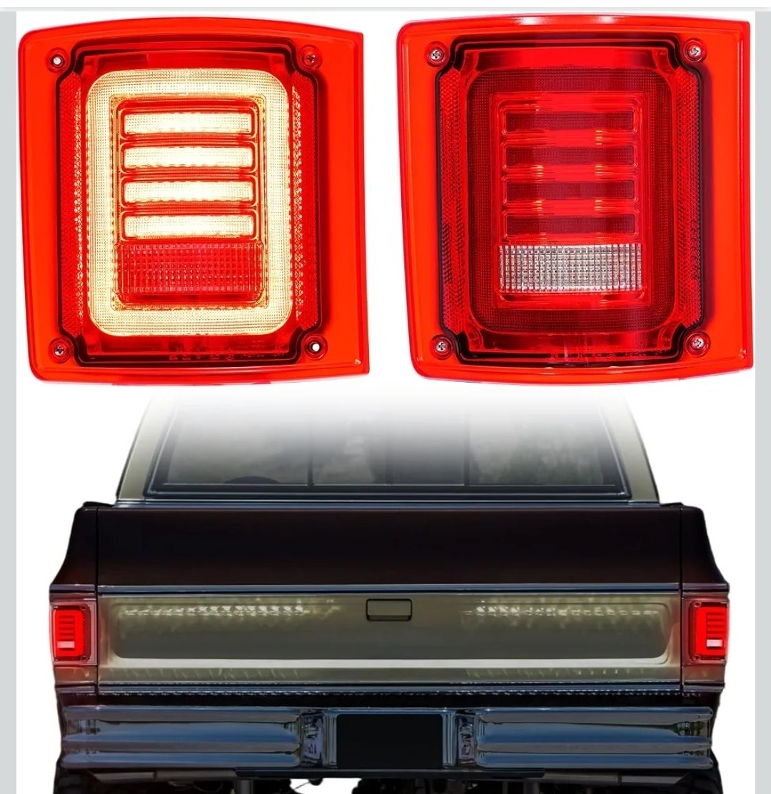LED Tail Light Turn Signal Brake Lamp Set For 73-91 Chevrolet C10 K10 GMC Sierra