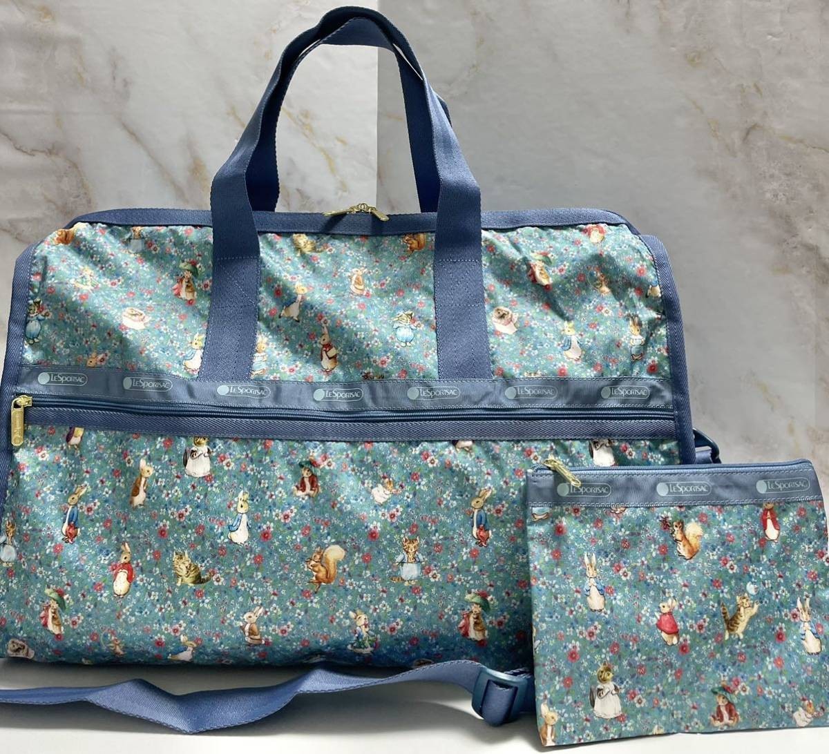 LeSportsac x Peter Rabbit 120th Anni Duffel Large Travel Bag Boston Bag LeSportsac x Peter Rabbit 120th Anni Duffel Large Travel Bag Boston Bag