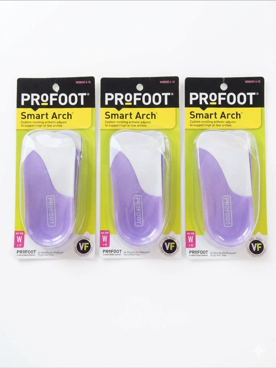 3 X Profoot Smart Arch Vita Foam Memory for Women\'s Shoes Sizes 6-10