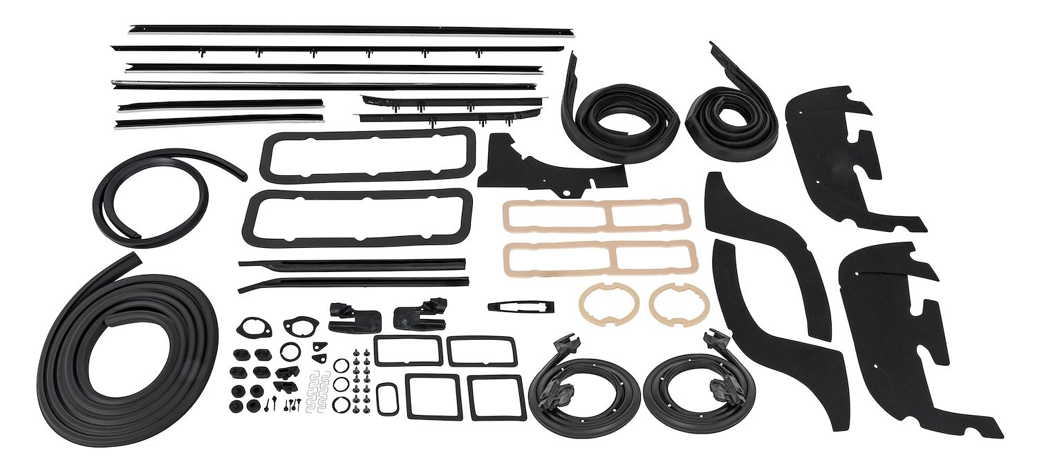 JEGS Complete Weatherstrip Kit for 1967 Chevrolet Camaro [Coupe Models Only]