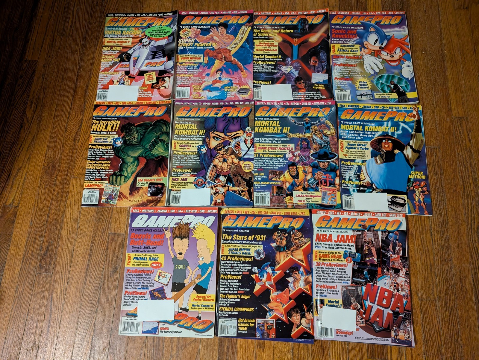 GamePro Magazine - Lot - 11 issues from 1994 GamePro Magazine - Lot - 11 issues from 1994