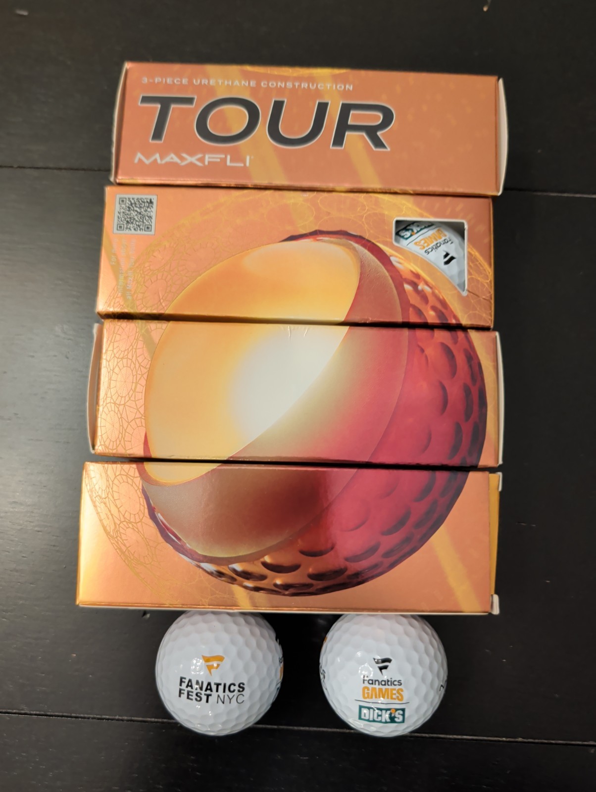 4 Sleeves of Maxfli Tour Golf Balls - Dick\'s Fanatics Fest Logo 2026
