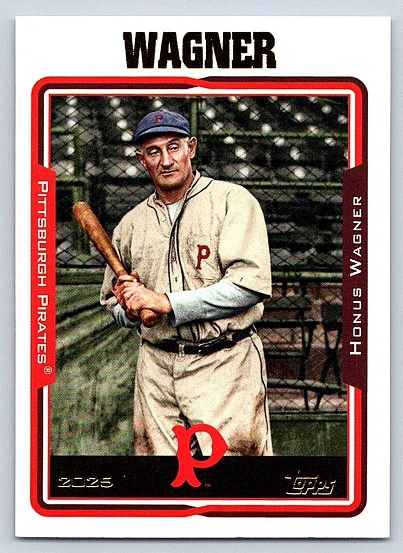 HONUS WAGNER PIRATES 2025 TOPPS ARCHIVES #225 HONUS WAGNER PIRATES 2025 TOPPS ARCHIVES #225