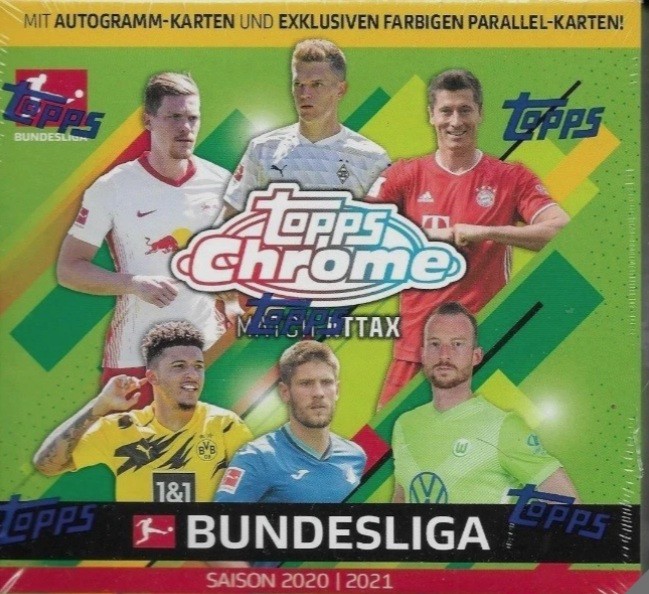 2020-21 Topps Chrome Bundesliga Match Attax Chrome Box Factory Sealed 2020-21 Topps Chrome Bundesliga Match Attax Chrome Box Factory Sealed
