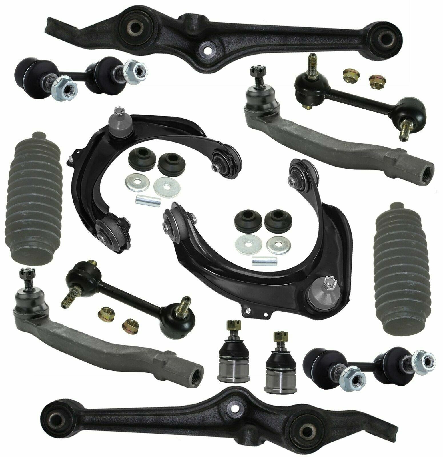 18Pc Front Rear Suspension Kit for 98-02 Honda Accord Control Arms Tie Rods