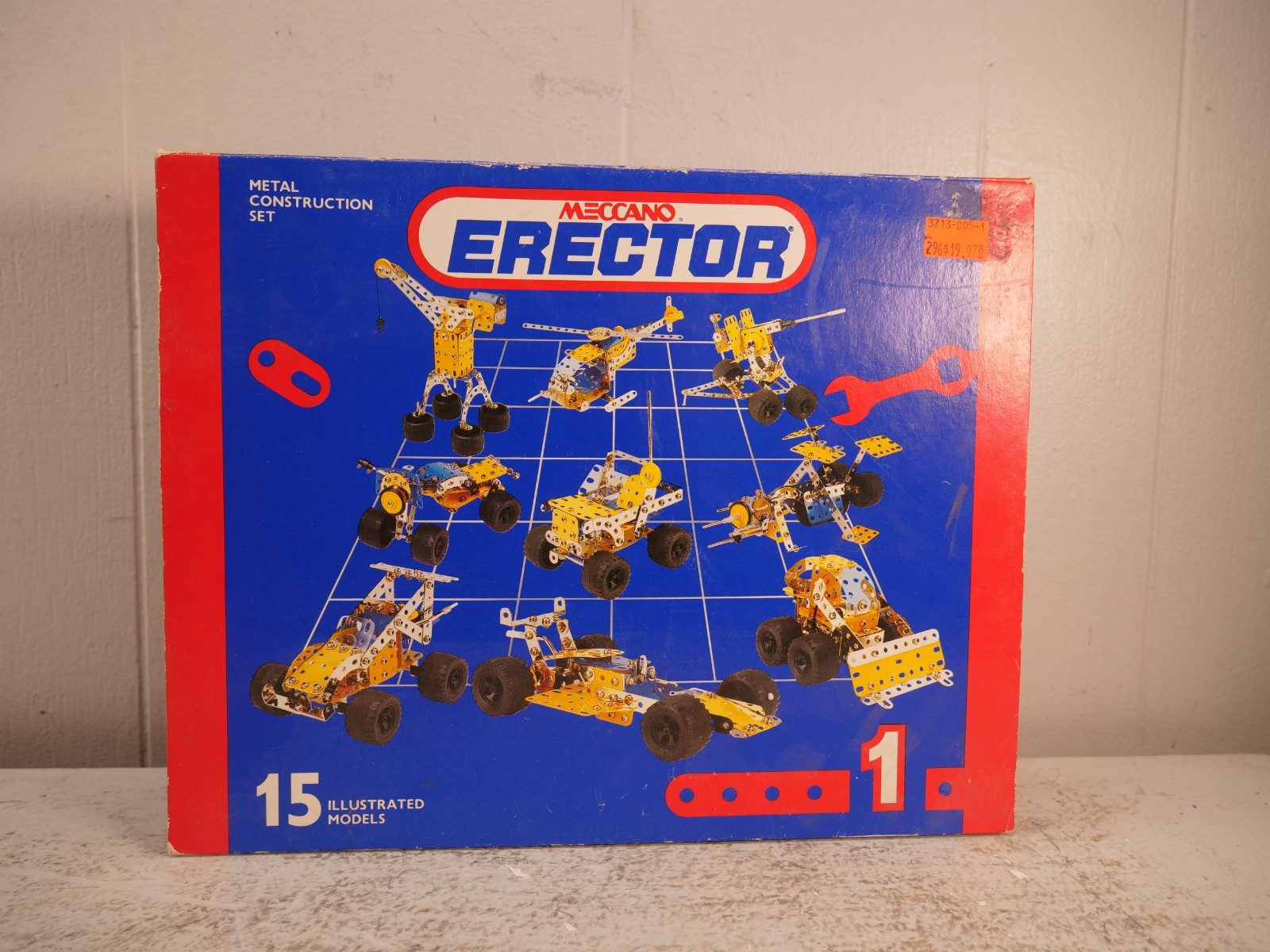 Vintage Meccano Erector Set 203 Parts 15 Illustrated Models Set #1 NEW
