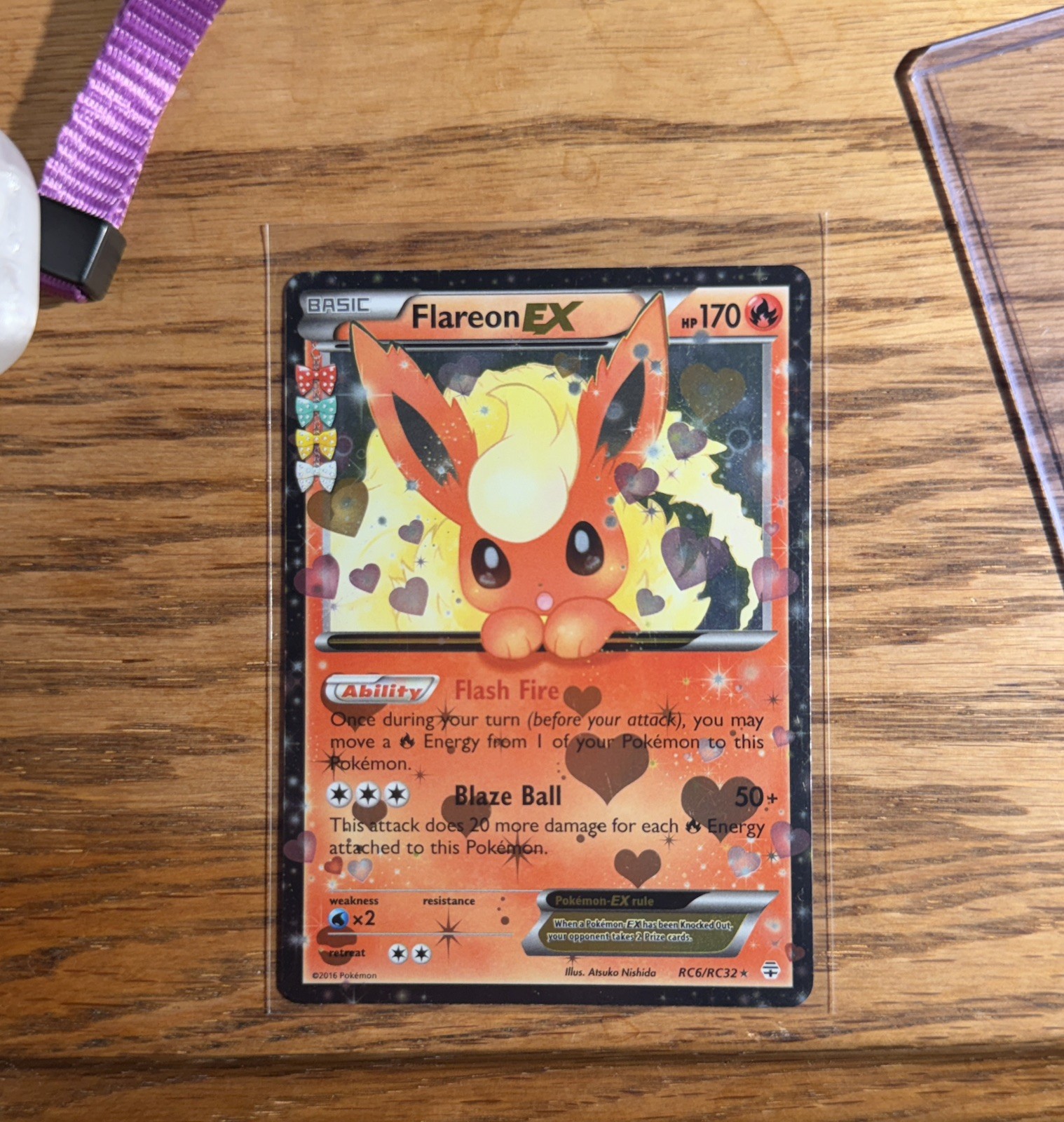 Flareon EX RC6/RC32 Generations Radiant Collection English Full Art Holo