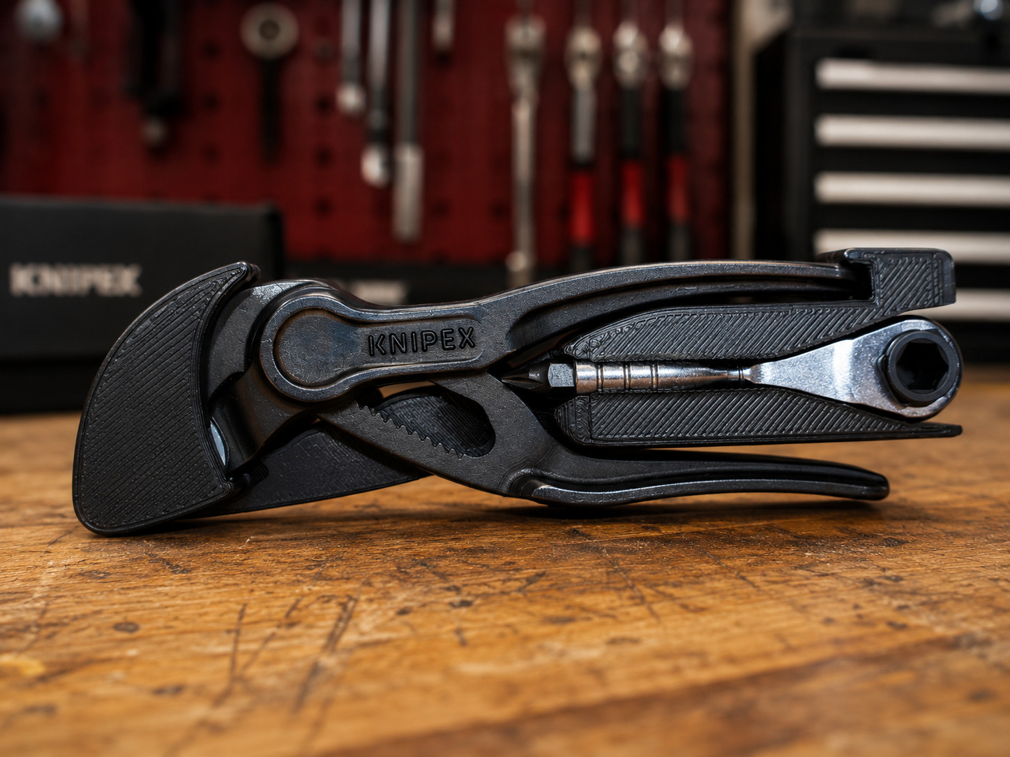 XS Knipex Cobra + 711L Mini Ratchet holder - NO TOOL