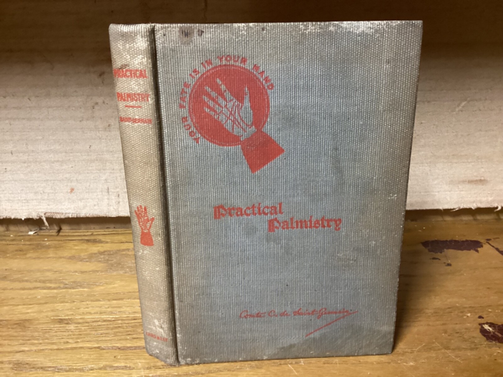 1897 Practical Palmistry; Hand Reading by de Saint-Germain, TRUE First Edition
