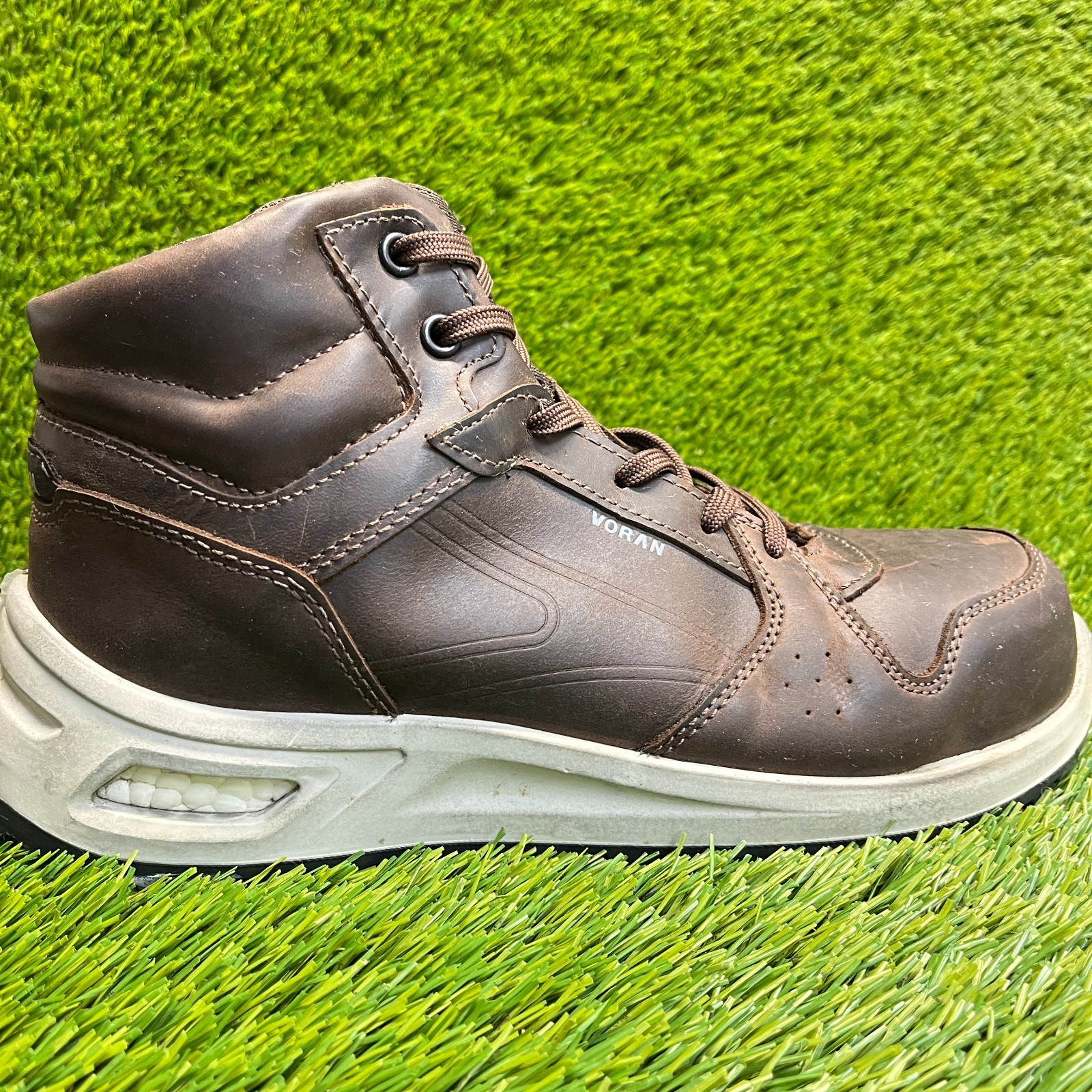 Voran Sportsafe Energy 910 Mens Size 8 Brown Composite Toe Safety Work Boots