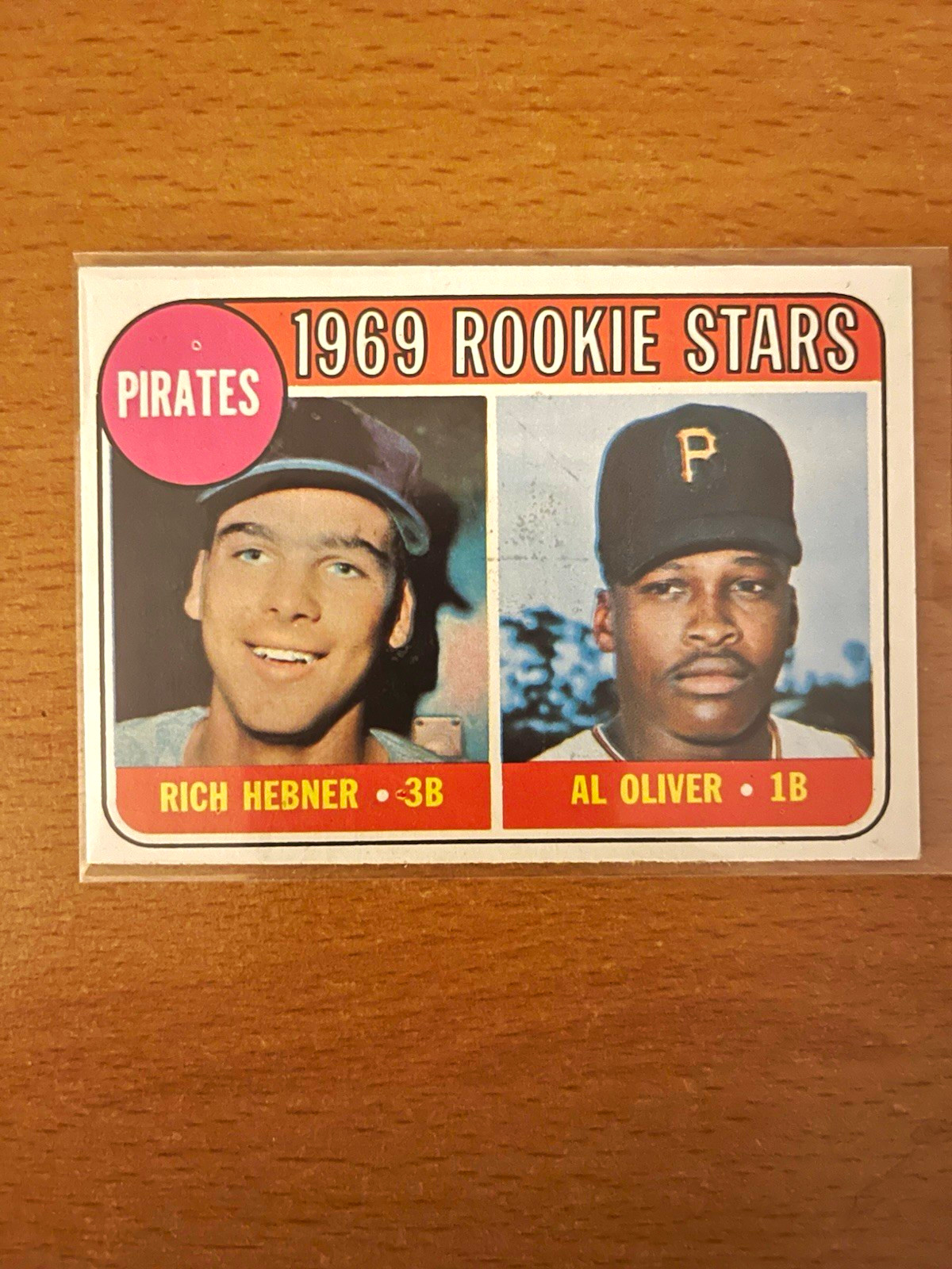 Topps 1969 Rookie Stars #82 Al Oliver Richie Hebner Pittsburgh Pirates RC Topps 1969 Rookie Stars #82 Al Oliver Richie Hebner Pittsburgh Pirates RC