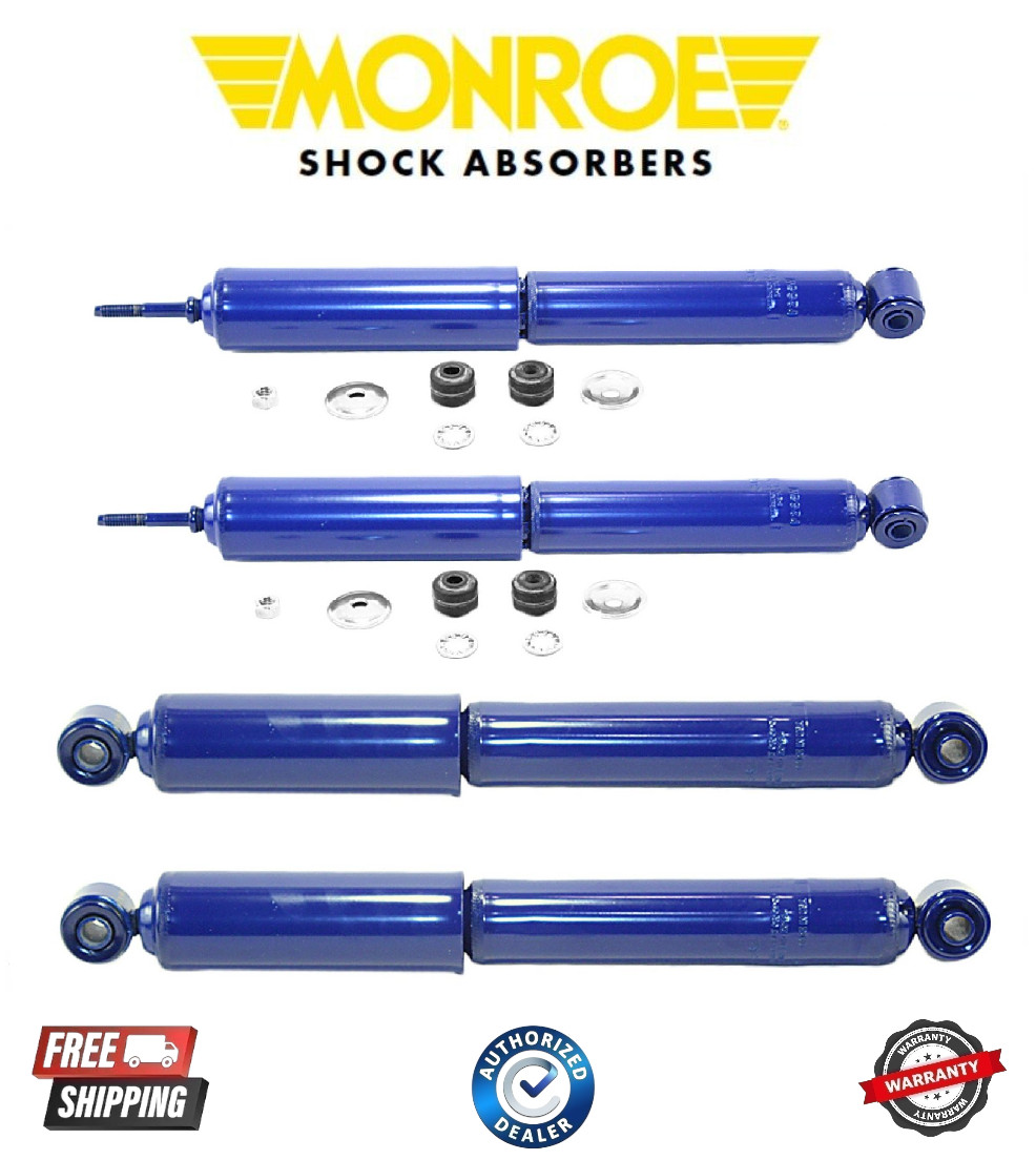 Front & Rear Shock Absorber 4PC Set Monroe For Volkswagen Beetle Super 1968-1977 Front & Rear Shock Absorber 4PC Set Monroe For Volkswagen Beetle Super 1968-1977