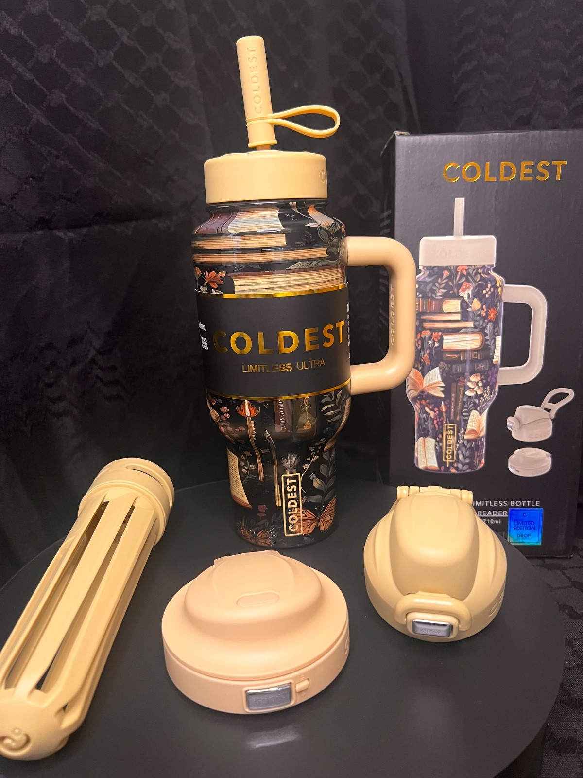 Rare Coldest 24oz THE READER Limited Edition Water Bottle NIB