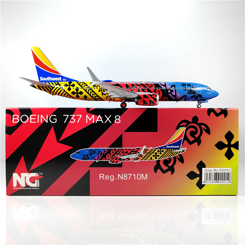 1:200 NG Models Southwest Airlines B737 MAX 8 N8710M Diecast Aircraft Model
