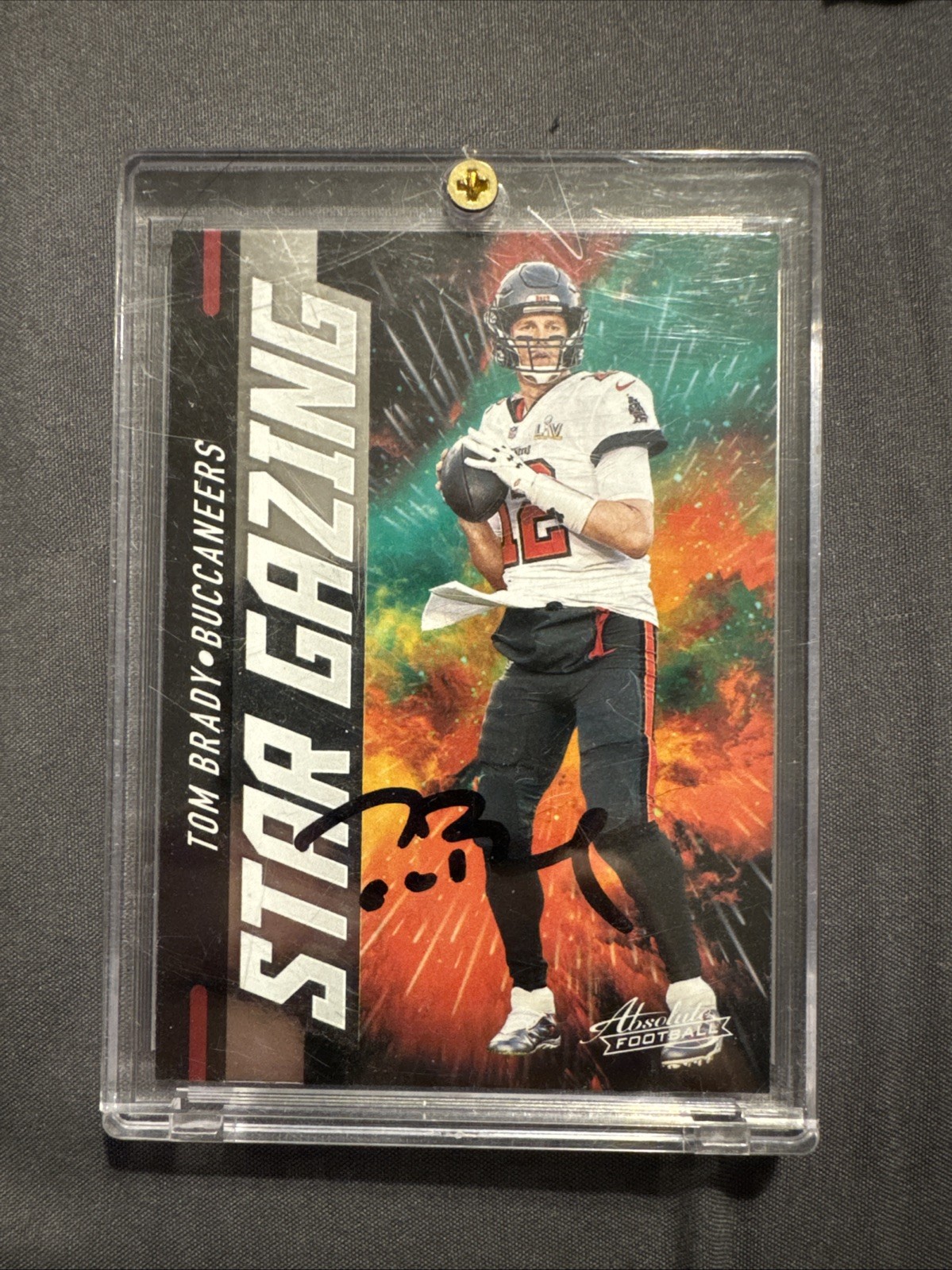 2021 Panini Absolute -Star Gazing Tom Brady #SG1 Autographed (Read Description)