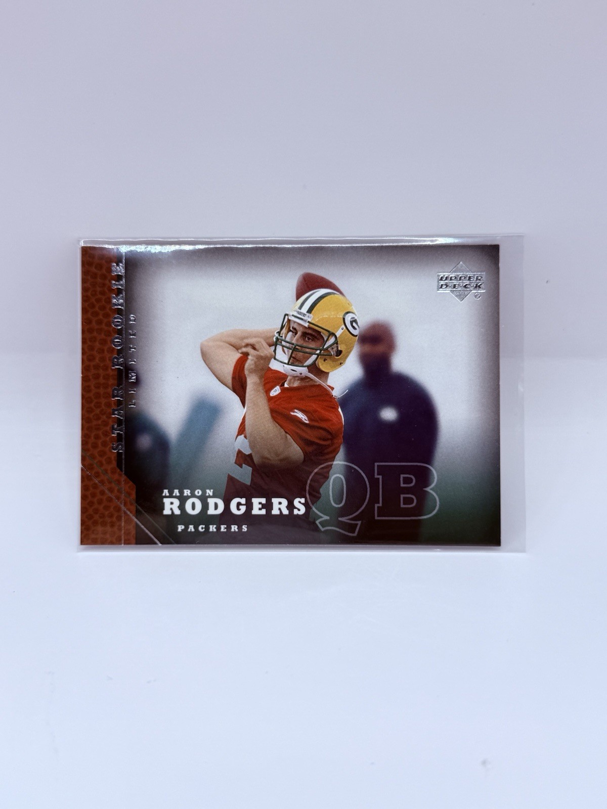 2005 Upper Deck Aaron Rodgers RC Star Rookie Green Bay Packers Card #202 2005 Upper Deck Aaron Rodgers RC Star Rookie Green Bay Packers Card #202