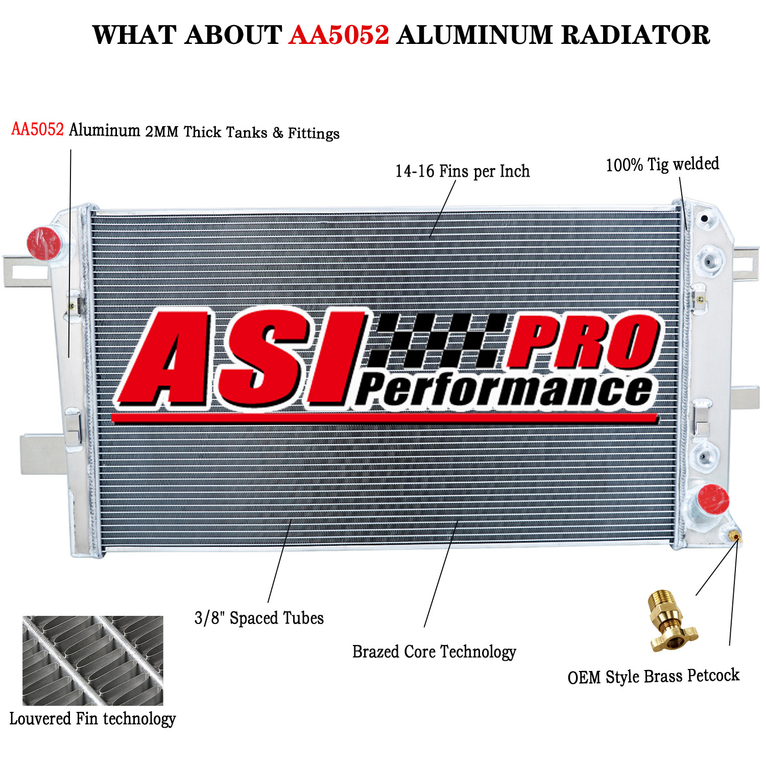 Radiator for 2001-2005 Chevy Silverado HD 6.6L Duramax LB7 2500 3500 / GMC