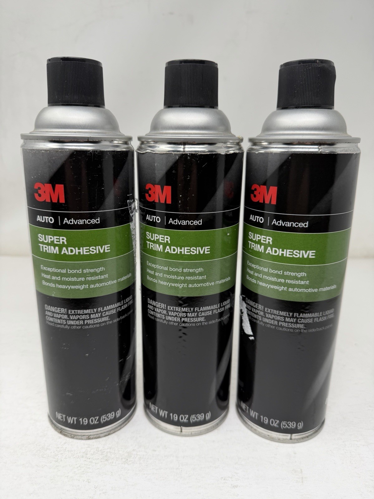 3M 08090 Super Yellow Trim Adhesive, 19oz 3 Pack (3)