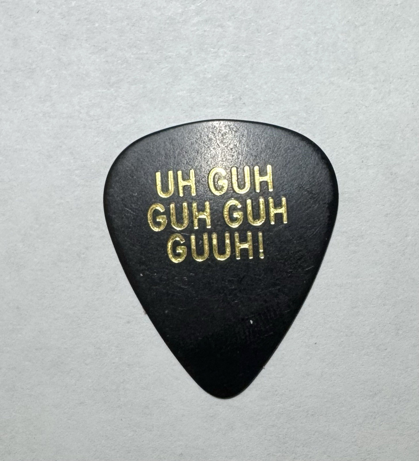 Eddie Van Halen Guitar Pick *Very Rare* Uh Guh Guh From Dallas Stage 12/4/1991