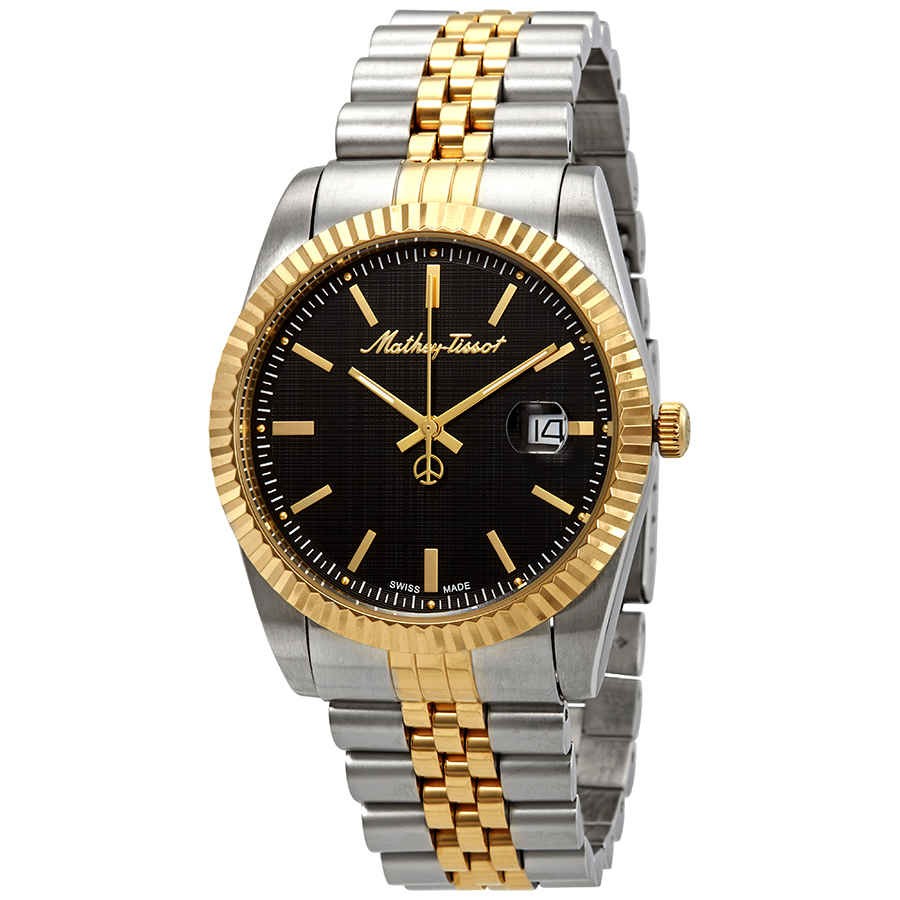 Mathey-Tissot Mathey III Quartz Black Dial Men\'s Watch H810BN