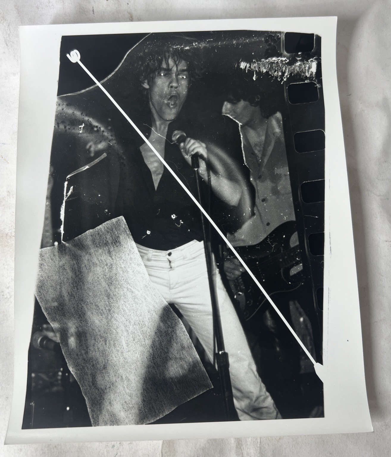Original Vintage Michael Hutchence Punk Rock 1970’s 8x10
