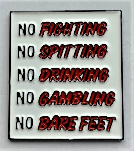 New Caddyshack Bushwood Caddy Rules Golf Ball Marker