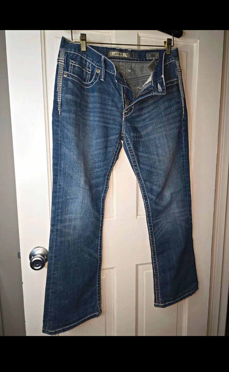 BKE Denim Men’s Blue Bootcut Jeans Size 30 Regular Fit Mid Rise 5-Pocket BKE Denim Men’s Blue Bootcut Jeans Size 30 Regular Fit Mid Rise 5-Pocket