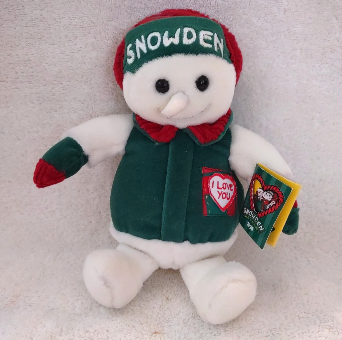 Plush Snowden Snowman Target 10 1/2\ Plush Snowden Snowman Target 10 1/2\