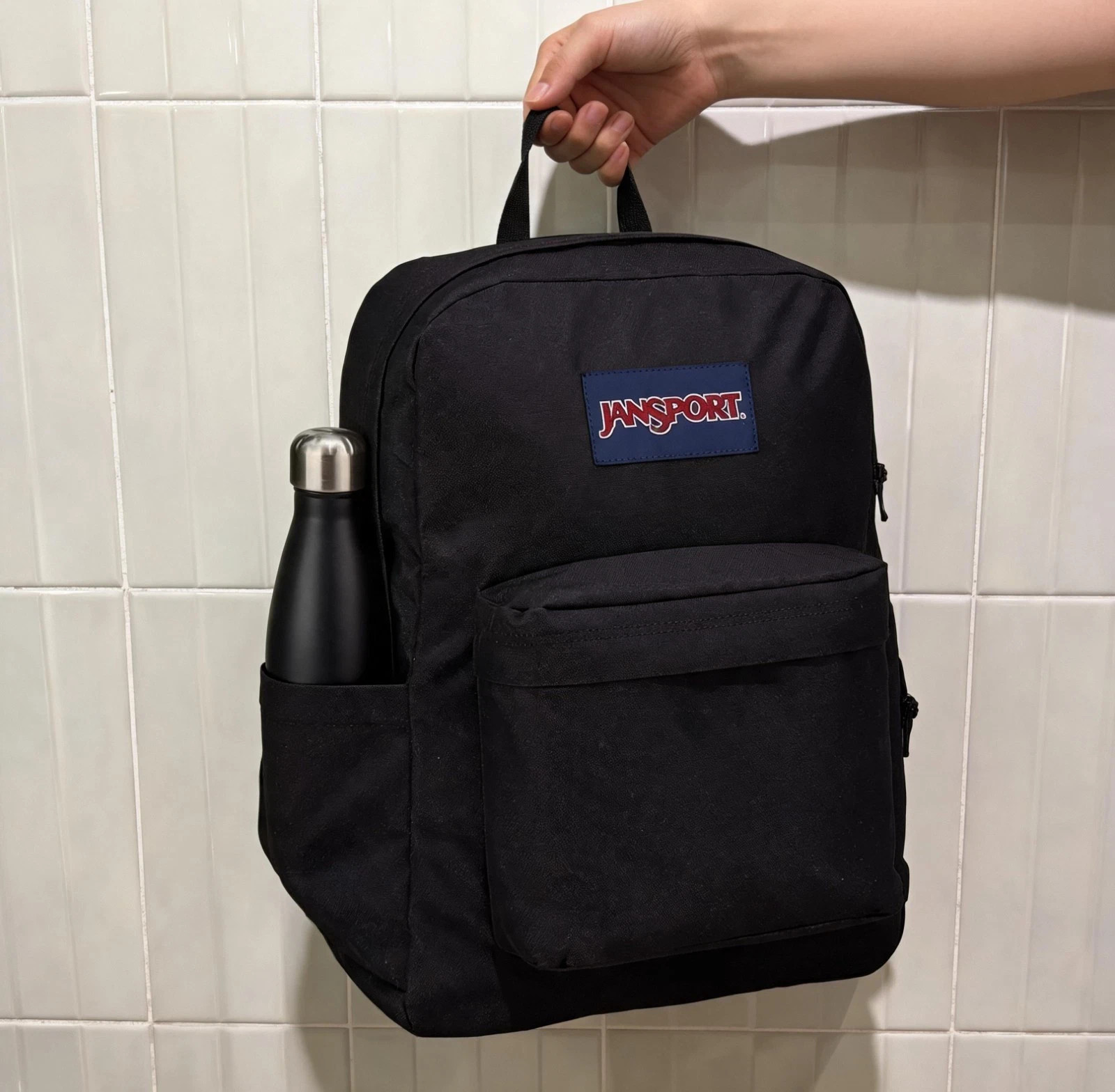 JanSport SuperBreak Plus Backpack Travel Daypack with Water Bottle Pocket JanSport SuperBreak Plus Backpack Travel Daypack with Water Bottle Pocket