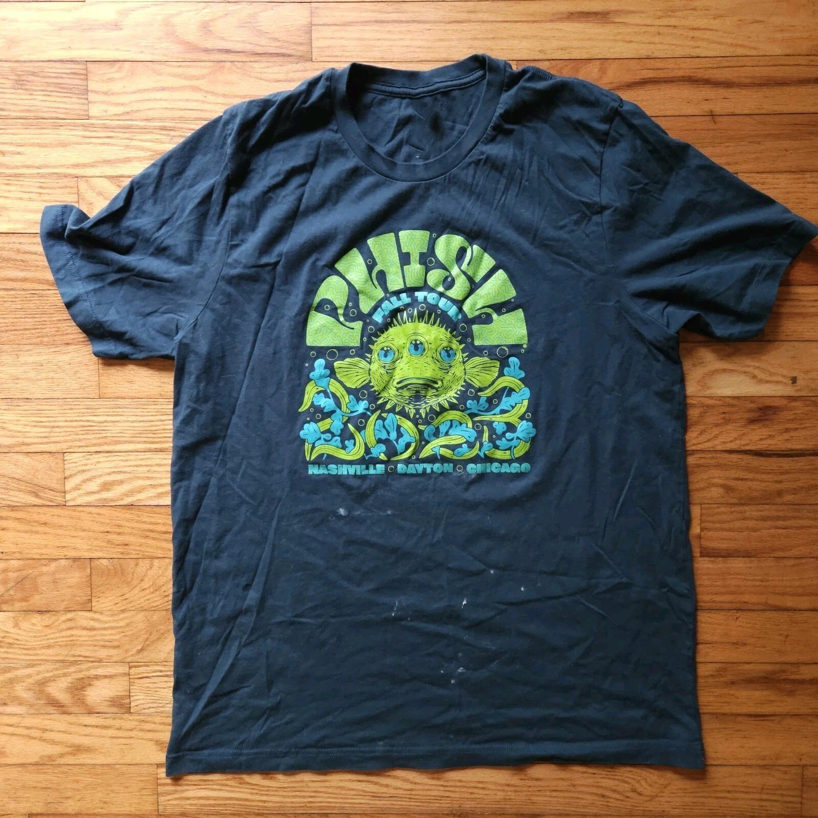 Phish Fall Tour 2023 T-Shirt Nashville Chicago Dayton 100% cotton  BL1482