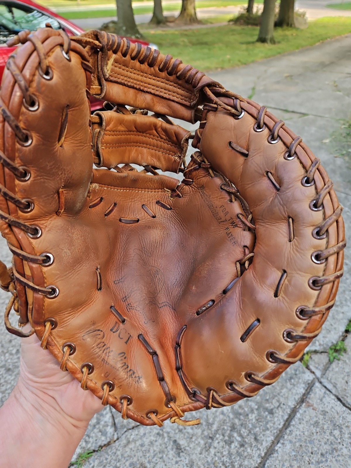 Vintage Rawlings Top Model DCT Basemans Mitt Glove Vintage Rawlings Top Model DCT Basemans Mitt Glove