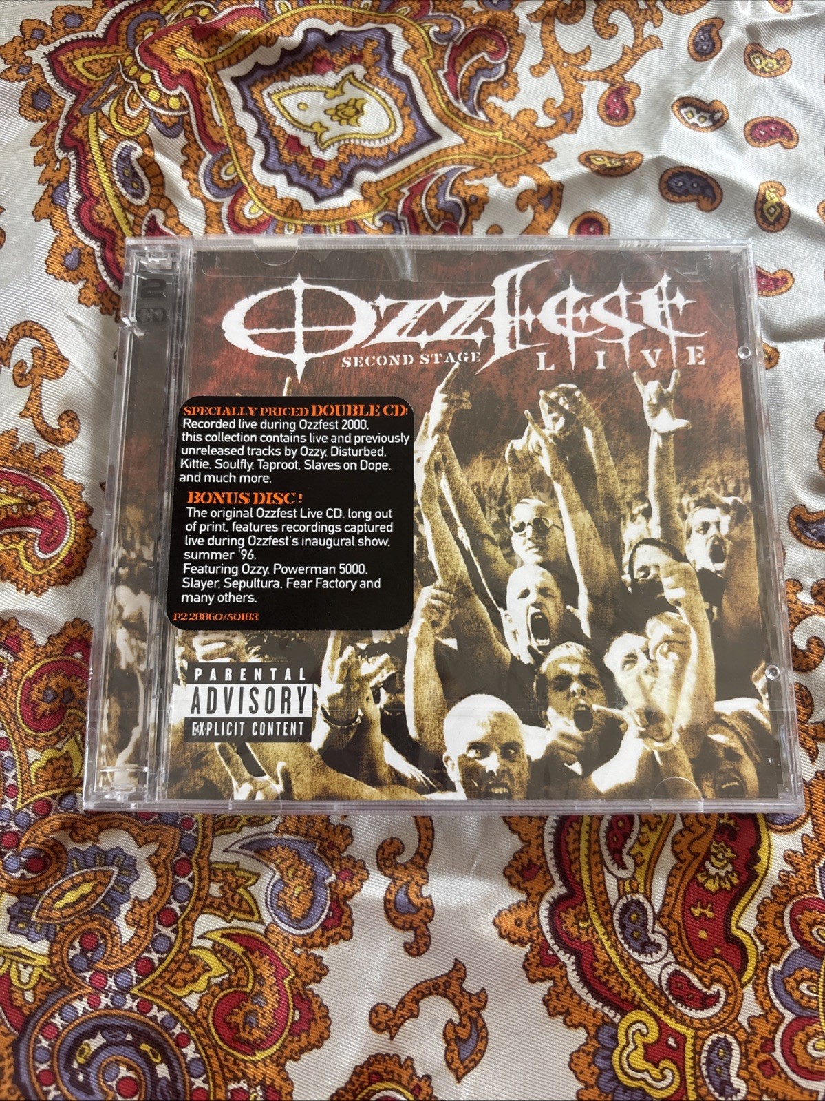 Ozzfest: Second Stage Live by Various Artists CD 2001 Priority OP PA SEALED Hype Ozzfest: Second Stage Live by Various Artists CD 2001 Priority OP PA SEALED Hype