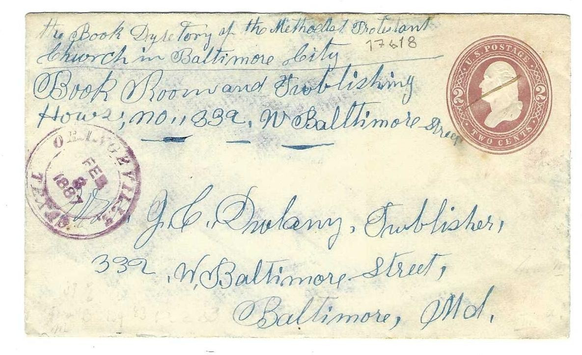 L80 very scarce U288 rounded bust DPO ghost fancy orangevill tx fancy cancel