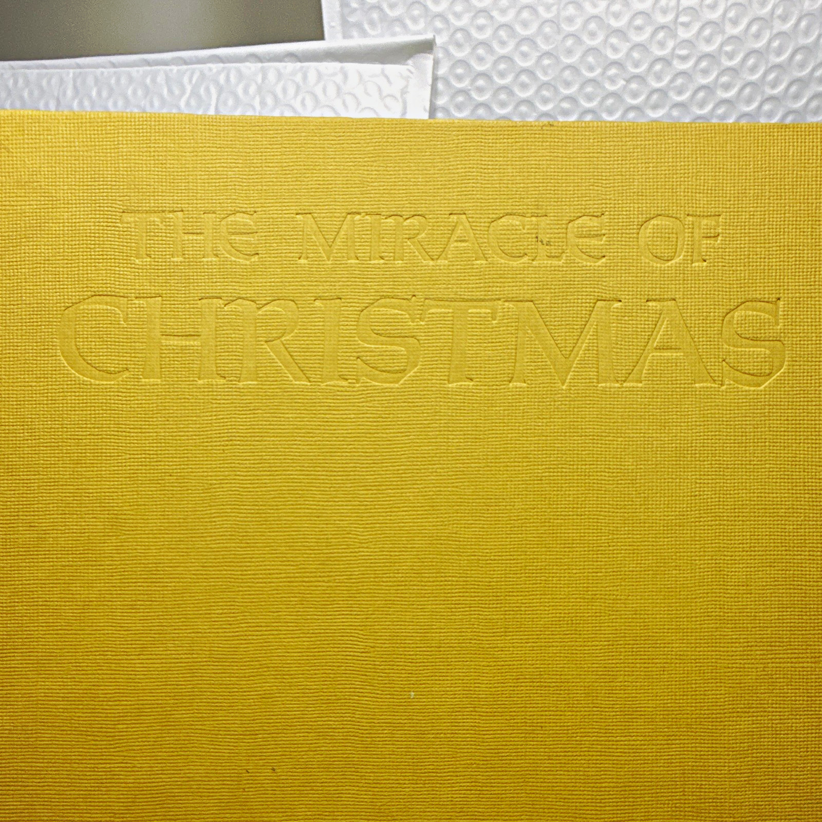 Hallmark The Miracle of Christmas Hardcover Illustrated Songbook Inscribed 1966