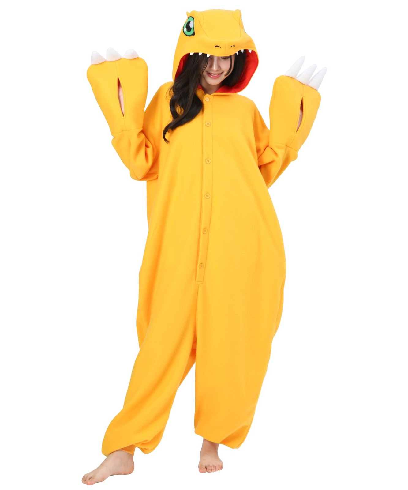 SAZAC Fleece Kigurumi Digital Monster Agumon
