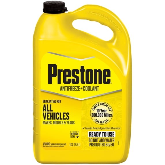 Prestone Universal Antifreeze + Coolant 50/50 Prediluted Extended Life All Vehic