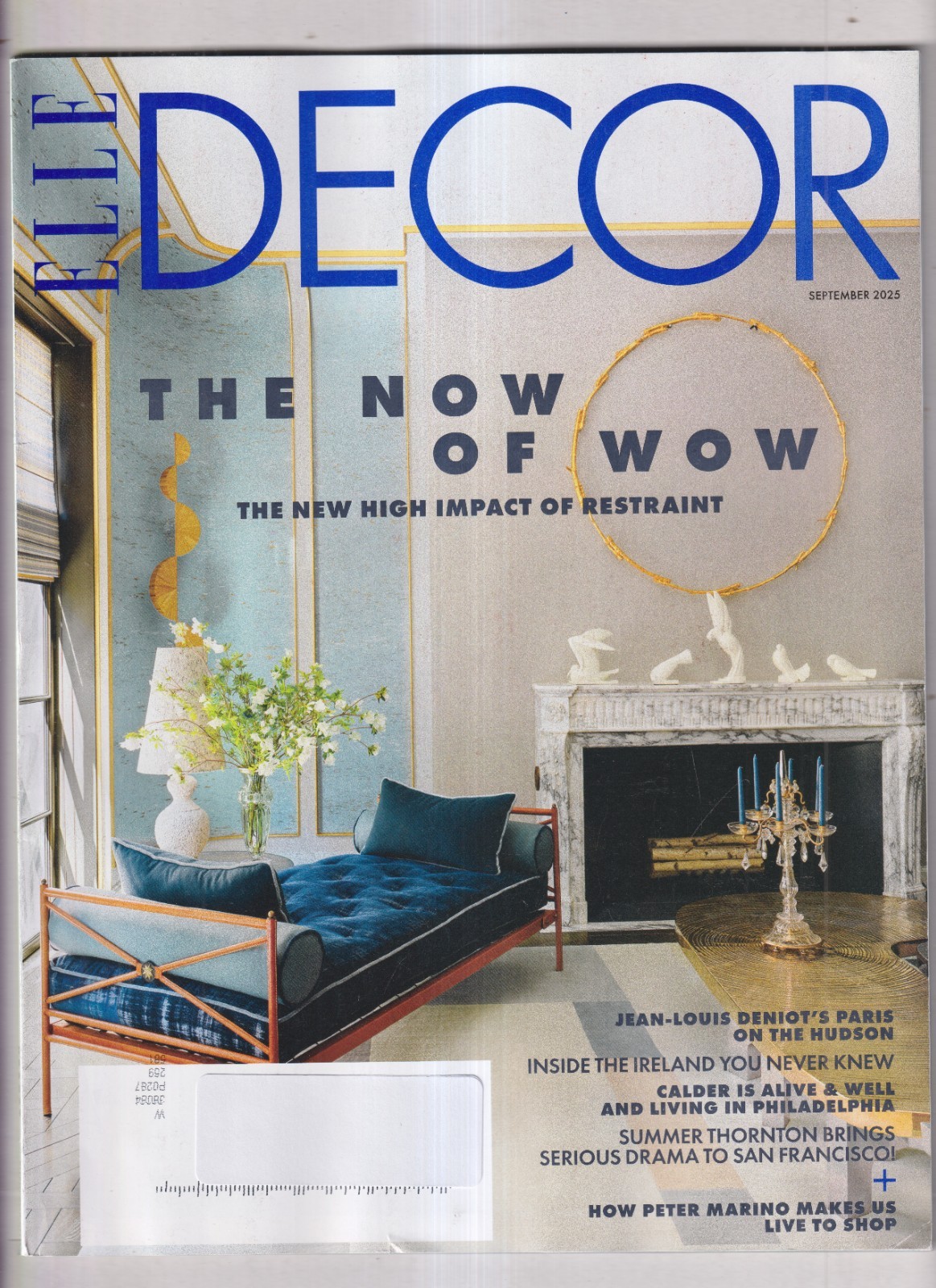Elle Decor September 2025 The Now of Wow, Jean-Louis Deniot, Ireland, Calder, Su