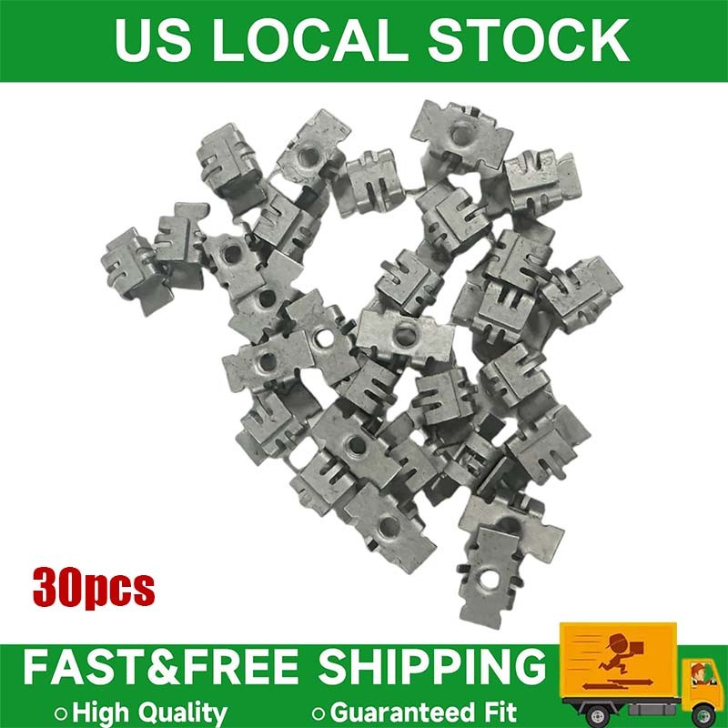 11609952 30x Bumper Fascia Fender Liner Special Nuts Retainers fit GMC Chevrolet