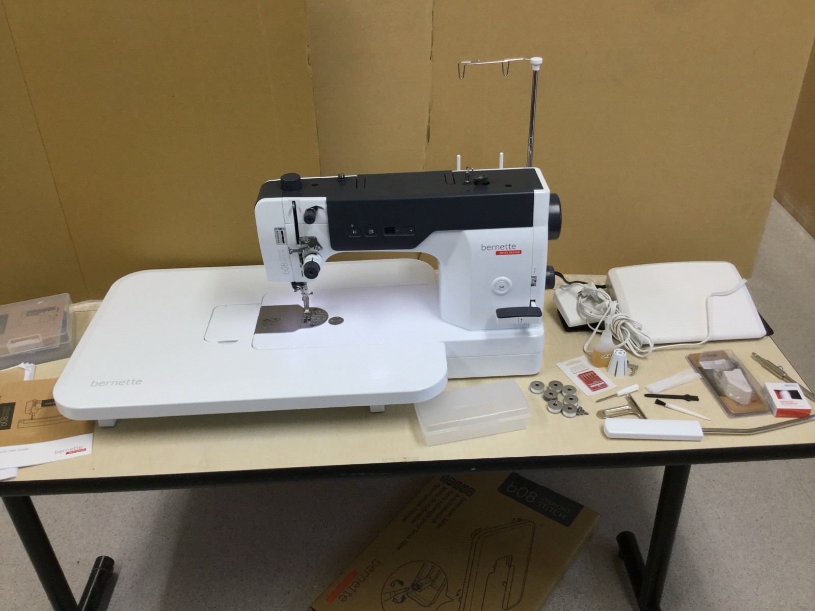 Bernina Bernette B08 High Speed Straight Stitch Sewing Machine + Quilt Foot Set Bernina Bernette B08 High Speed Straight Stitch Sewing Machine + Quilt Foot Set