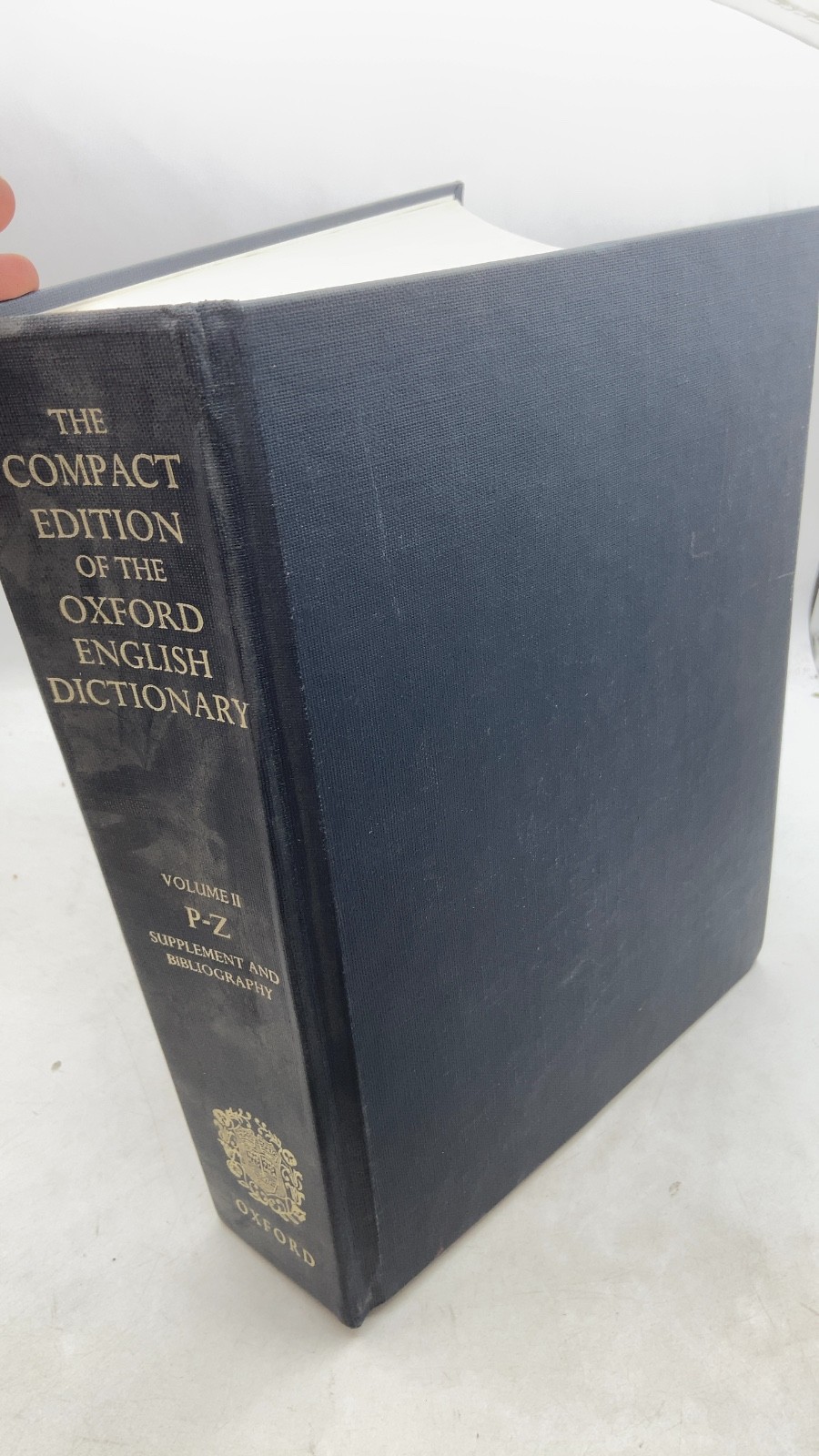 The Compact Edition of the Oxford English Dictionary: Volume II P-Z, Suppleme...