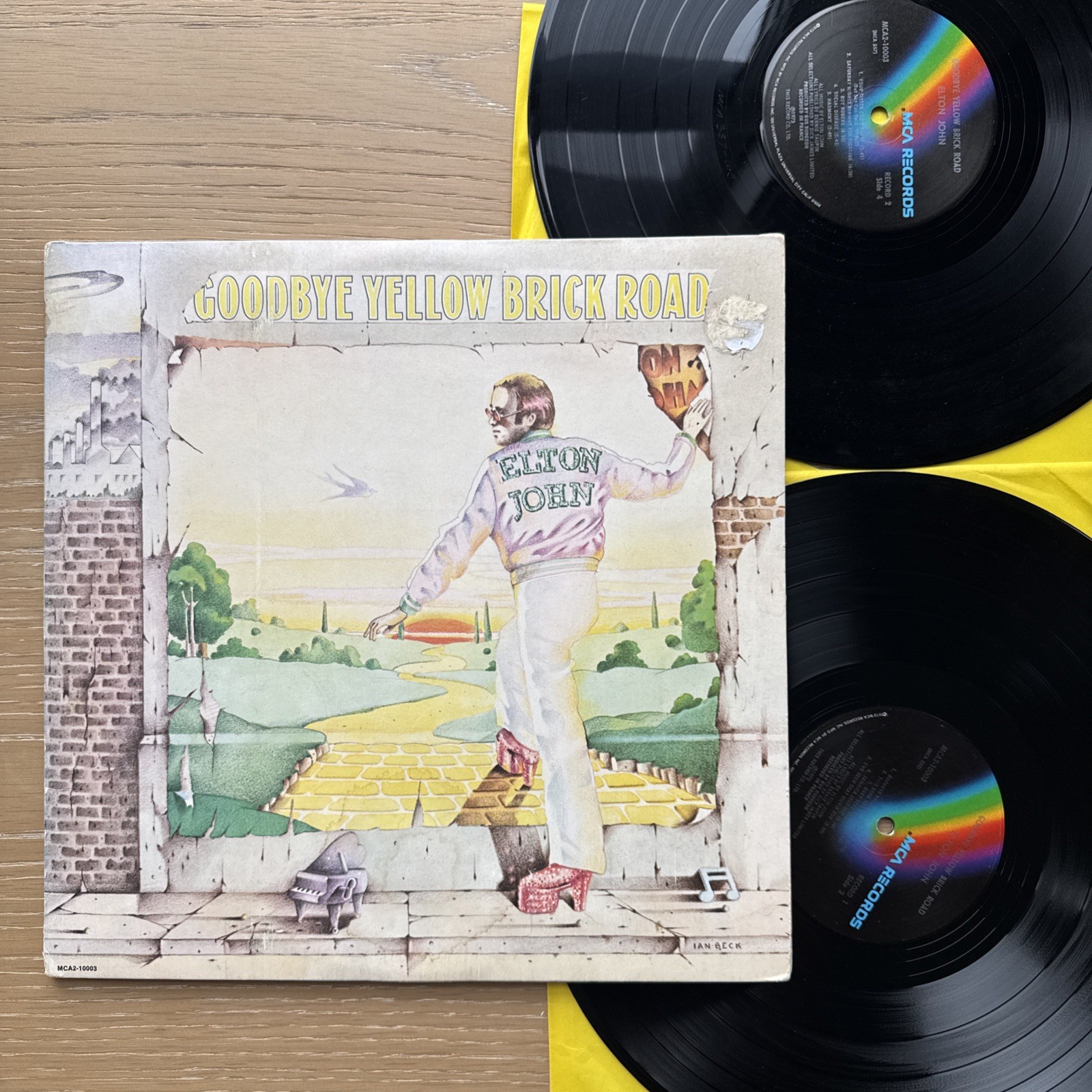 1973 Elton John Goodbye Yellow Brick Road 1st US Pinckneyville Press VG+ 2LP 1973 Elton John Goodbye Yellow Brick Road 1st US Pinckneyville Press VG+ 2LP