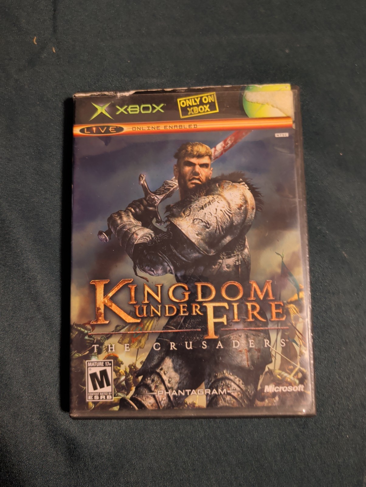 Kingdom Under Fire: The Crusaders (Microsoft Xbox, 2004) No Manual