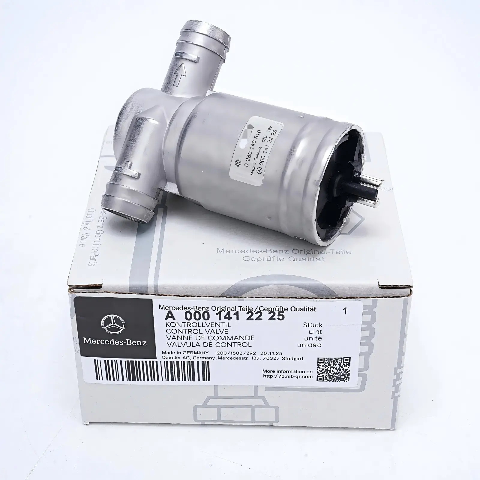 NEW Idle Control Valve OEM Mercedes W124 W126 W201 190E 300E 300CE A0001412225 NEW Idle Control Valve OEM Mercedes W124 W126 W201 190E 300E 300CE A0001412225