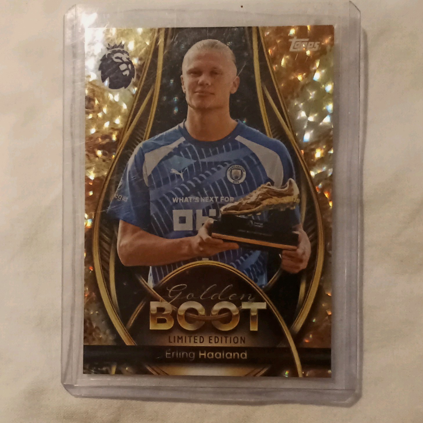 Topps 2022/23 Premier League Golden Boot Limited Edition Insert Haaland GB 5 Topps 2022/23 Premier League Golden Boot Limited Edition Insert Haaland GB 5